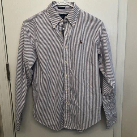 Purple Lauren Polo Women’s Button Ralph Down 7fbgYy6v